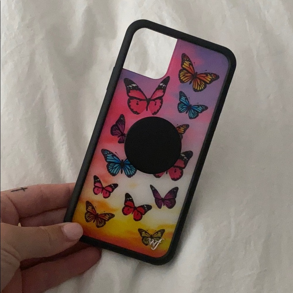 iphone 11 pro max wildflower butterfly case